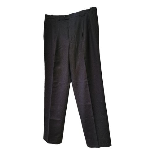 Pre-owned Burberry Trousers In Brown