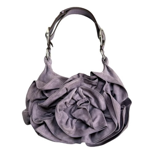 Pre-owned Saint Laurent Handbag In Purple