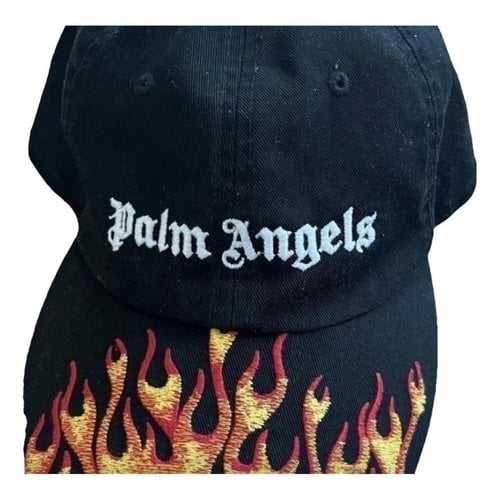 Pre-owned Palm Angels Cloth Hat In Black