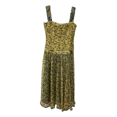 Pre-owned Antonio Marras Silk Mid-length Dress In Multicolour