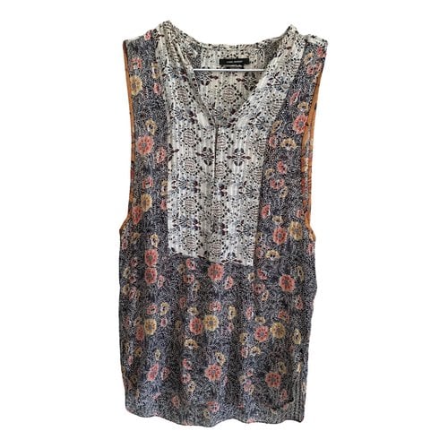 Pre-owned Isabel Marant Silk Vest In Multicolour