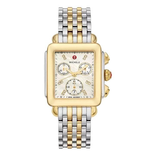 Pre-owned Michele Watch In Gold