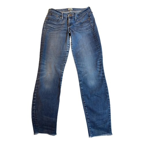 Pre-owned Jcrew Slim Jeans In Blue