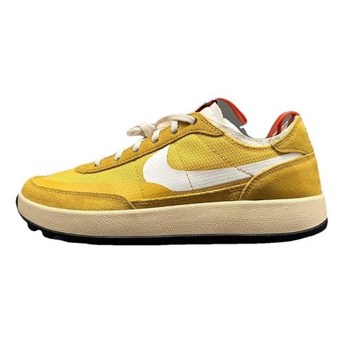 Pre-owned Nike X Tom Sachs Leather Low Trainers In Other
