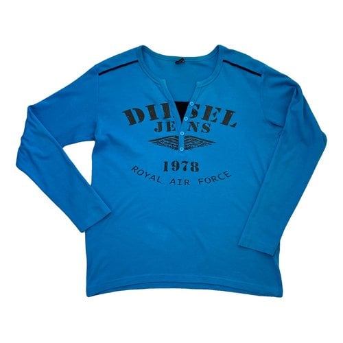 Pre-owned Diesel T-shirt In Blue