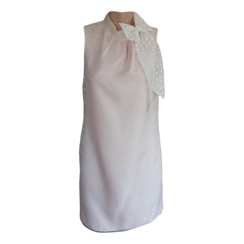 Pre-owned Ted Baker Silk Mid-length Dress In Pink