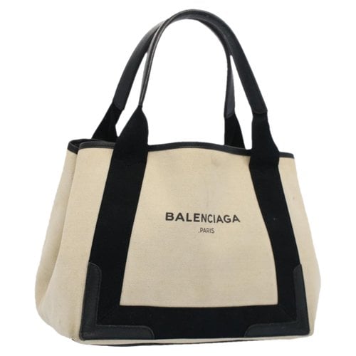 Pre-owned Balenciaga Cloth Tote In Beige