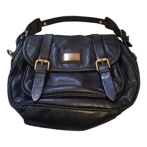 Pre-owned Marc By Marc Jacobs Too Hot To Handle Leather Handbag In Black