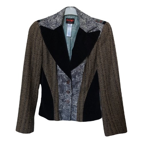 Pre-owned Christian Lacroix Blazer In Anthracite