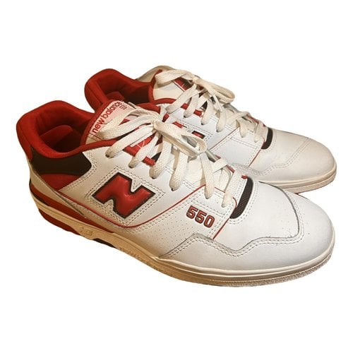 Pre-owned New Balance 550 Aime Leon Dore Low Trainers In Red