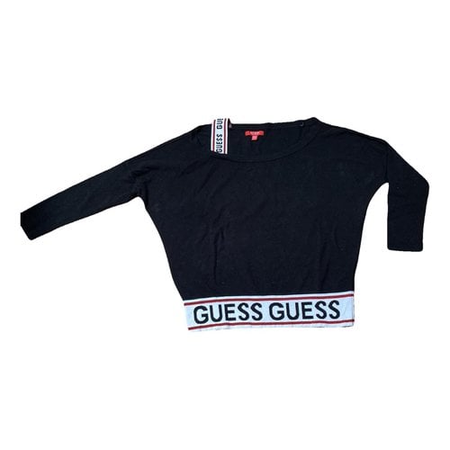 Pre-owned Guess Wool Jumper In Black