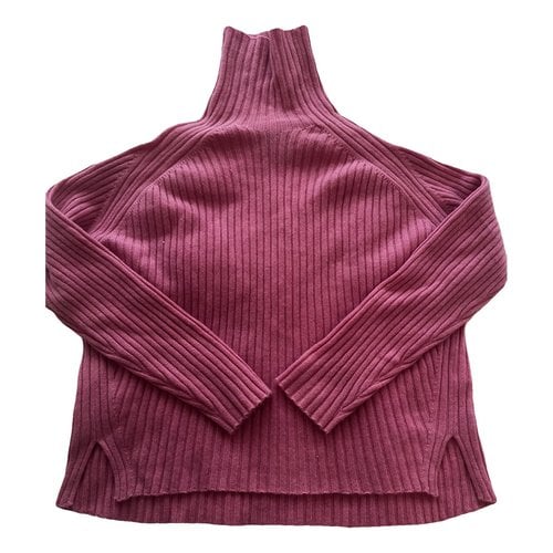 Pre-owned Maje Cashmere Jumper In Pink