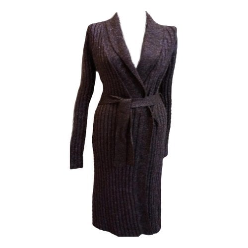 Pre-owned Dolce & Gabbana Wool Mid-length Dress In Metallic