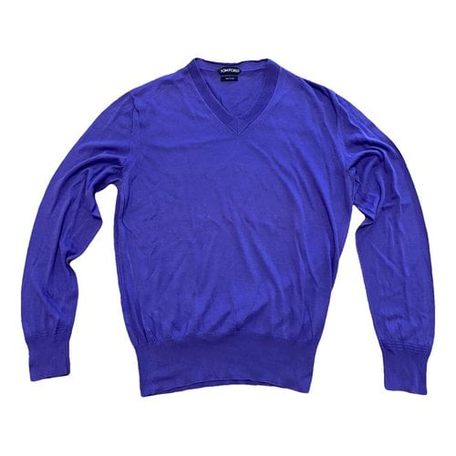 Pre-owned Tom Ford Silk Pull In Purple