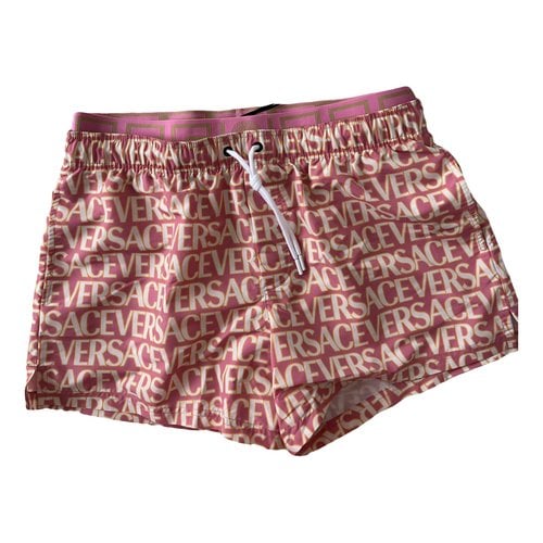 Pre-owned Versace Short In Pink