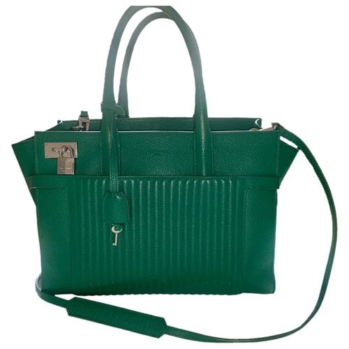 Pre-owned Zadig & Voltaire Candide Leather Handbag In Green