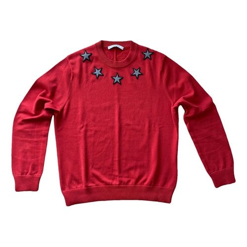 Pre-owned Givenchy Pull In Red