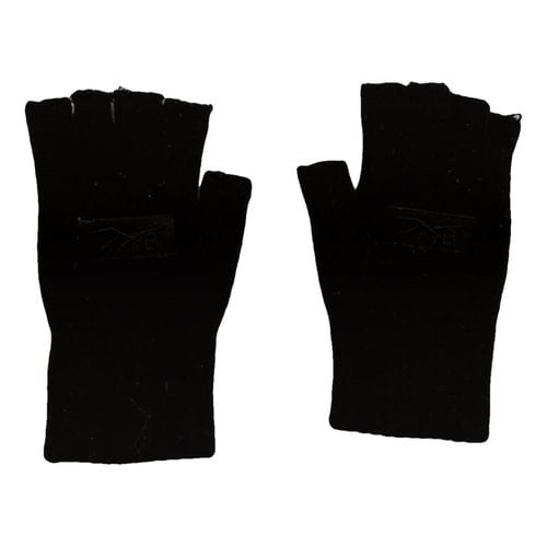 Pre-owned Victoria Beckham Wool Gloves In Black