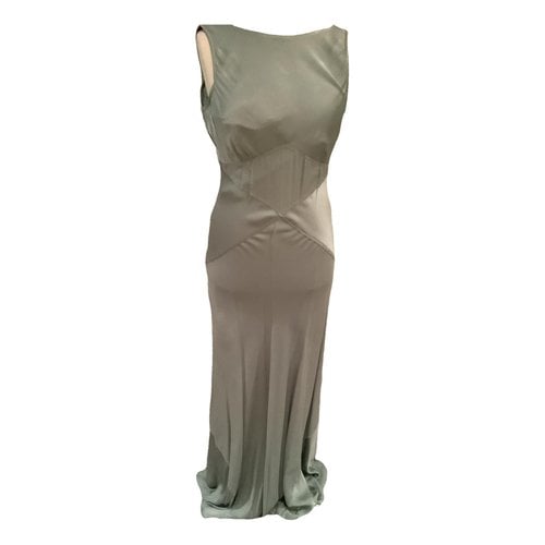 Pre-owned Ghost London Maxi Dress In Green