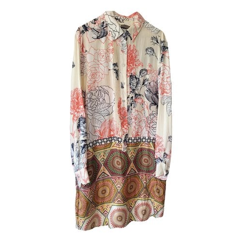 Pre-owned Maliparmi Silk Mid-length Dress In Multicolour
