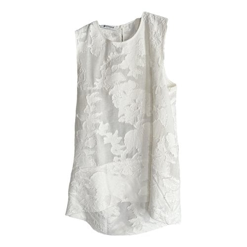 Pre-owned Dondup Tunic In White