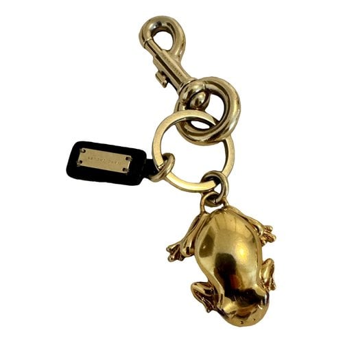 Pre-owned Marc Jacobs Bag Charm In Gold
