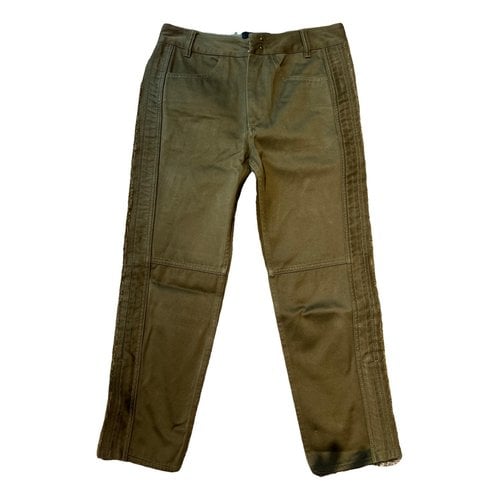 Pre-owned Isabel Marant Trousers In Khaki