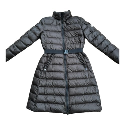 Pre-owned Moncler Coat In Brown