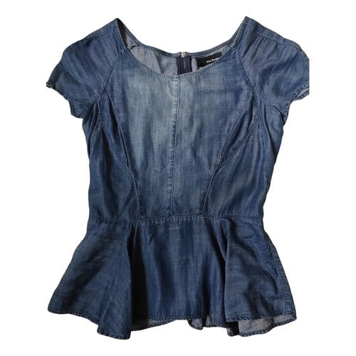 Pre-owned The Kooples Spring Summer 2019 Tunic In Blue