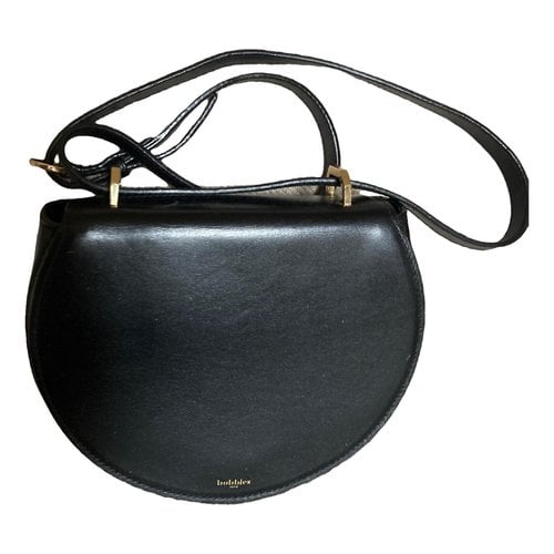 Pre-owned Bobbies Leather Handbag In Black