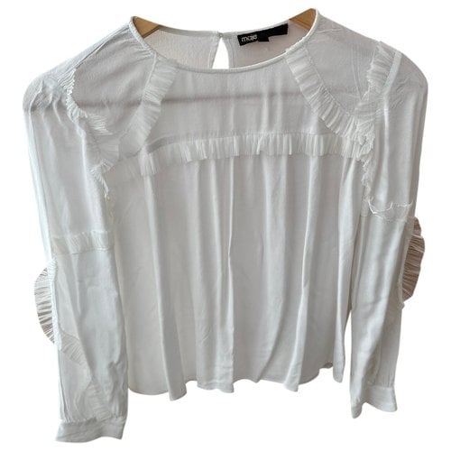Pre-owned Maje Shirt In White