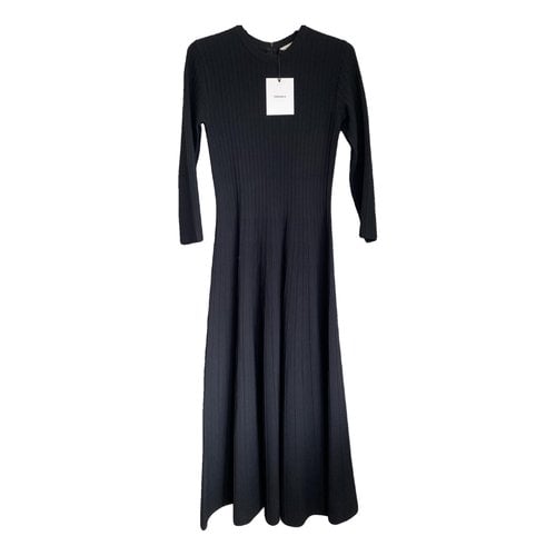 Pre-owned Barbara Casasola Mid-length Dress In Black