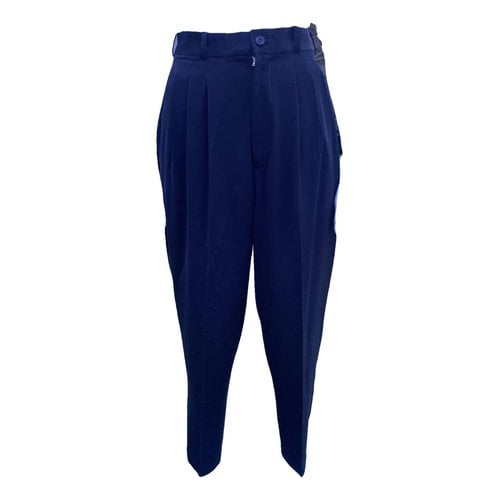 Pre-owned Matsuda Trousers In Navy