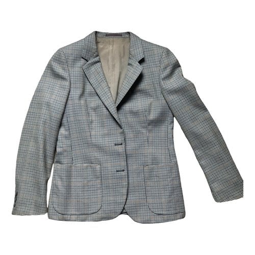 Pre-owned Burberry Blazer In Anthracite