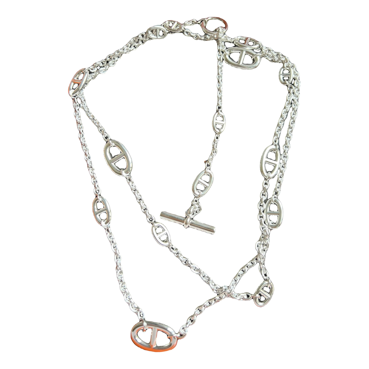 image of Hermès Farandole silver necklace
