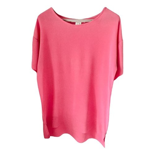 Pre-owned Ottod'ame Silk Top In Pink