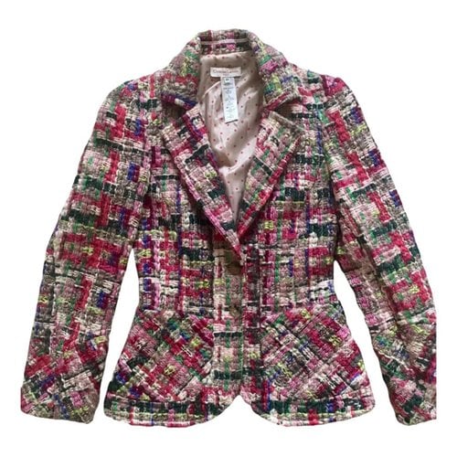 Pre-owned Christian Lacroix Wool Short Vest In Multicolour