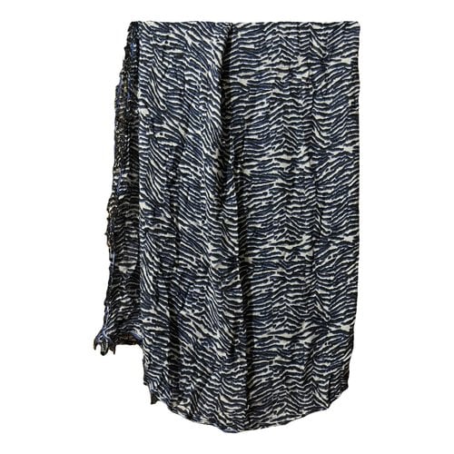 Pre-owned Just Cavalli Stole In Blue