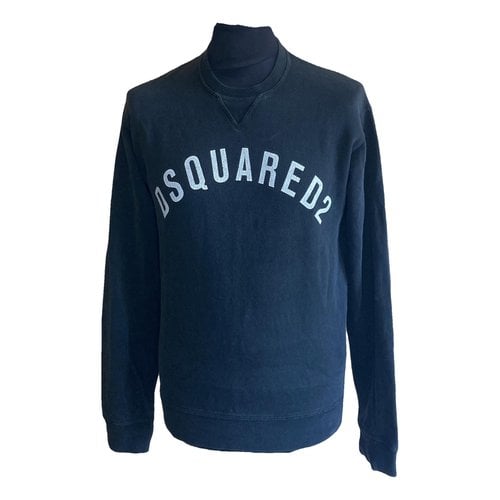 Pre-owned Dsquared2 Sweatshirt In Navy