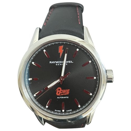 Pre-owned Raymond Weil Watch In Black