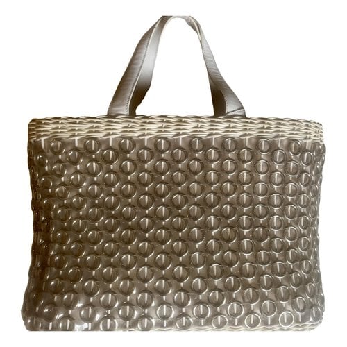 Pre-owned Paco Rabanne Tote In White