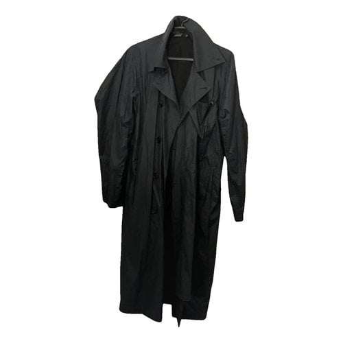 Pre-owned Lemaire Trench Coat In Navy