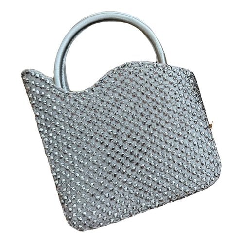 Pre-owned Le Silla Glitter Handbag In Silver