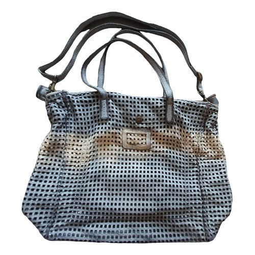 Pre-owned Caterina Lucchi Leather Tote In Grey