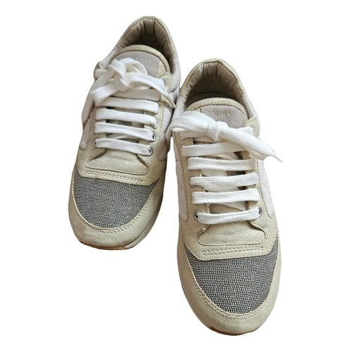 Pre-owned Brunello Cucinelli Trainers In Grey