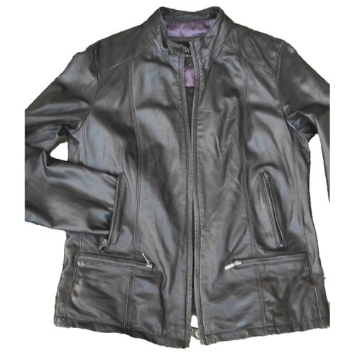 Pre-owned James Lakeland Leather Biker Jacket In Black