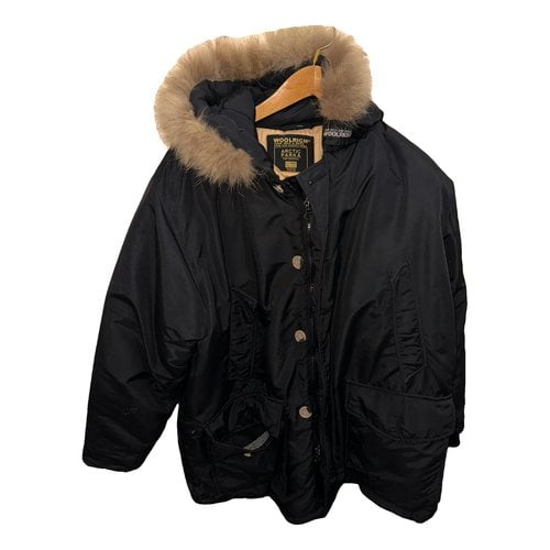 Pre-owned Woolrich Parka In Black