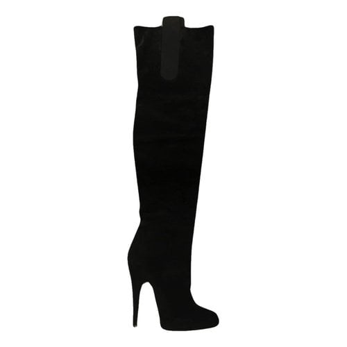 Pre-owned Givenchy Riding Boots In Black