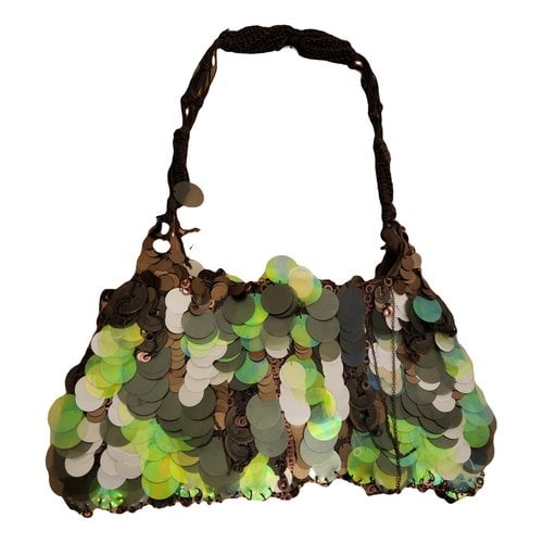 Pre-owned Maliparmi Glitter Handbag In Green