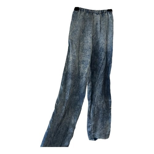 Pre-owned Balenciaga Large Pants In Blue